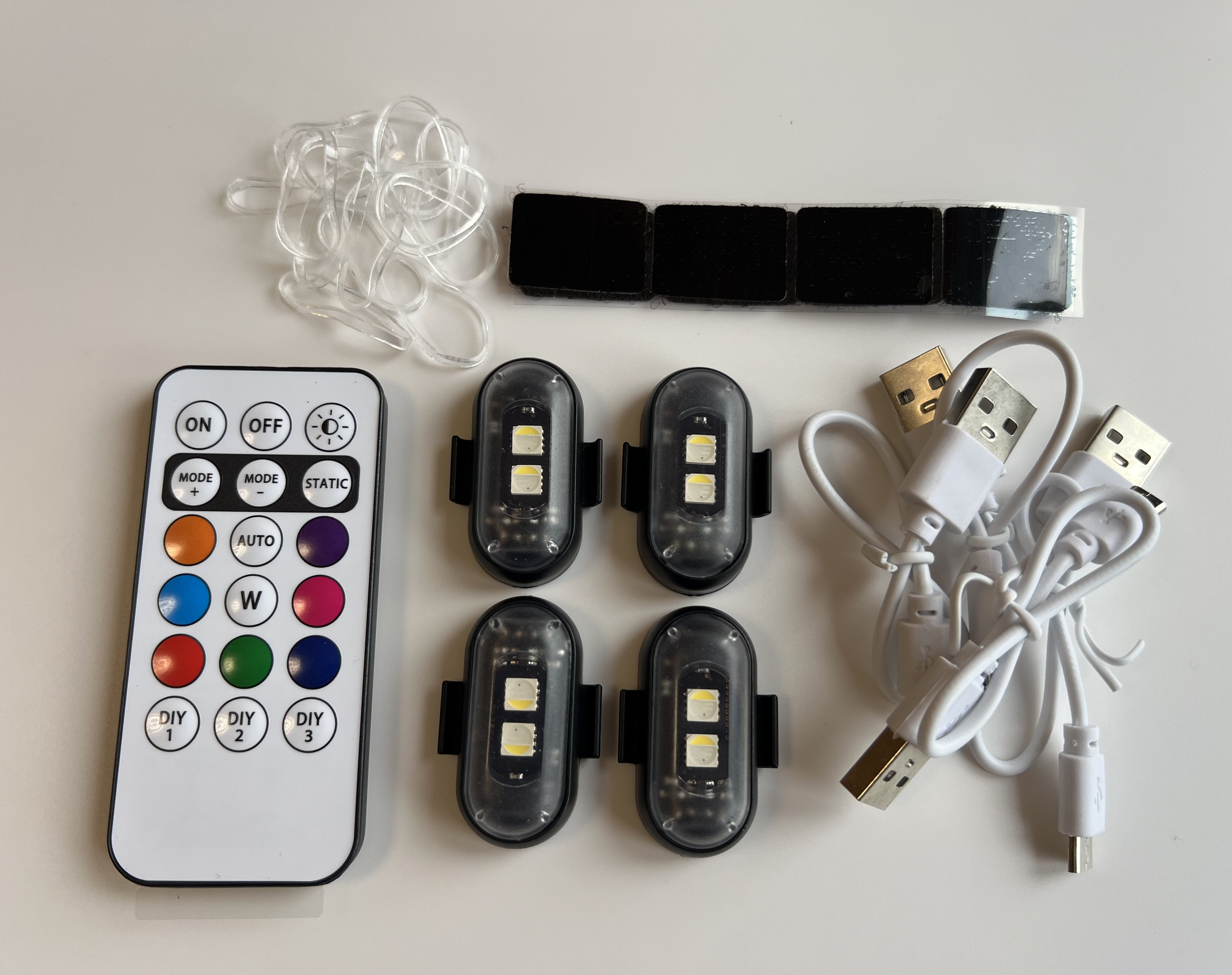 Набір з 4 LED стробоскопів