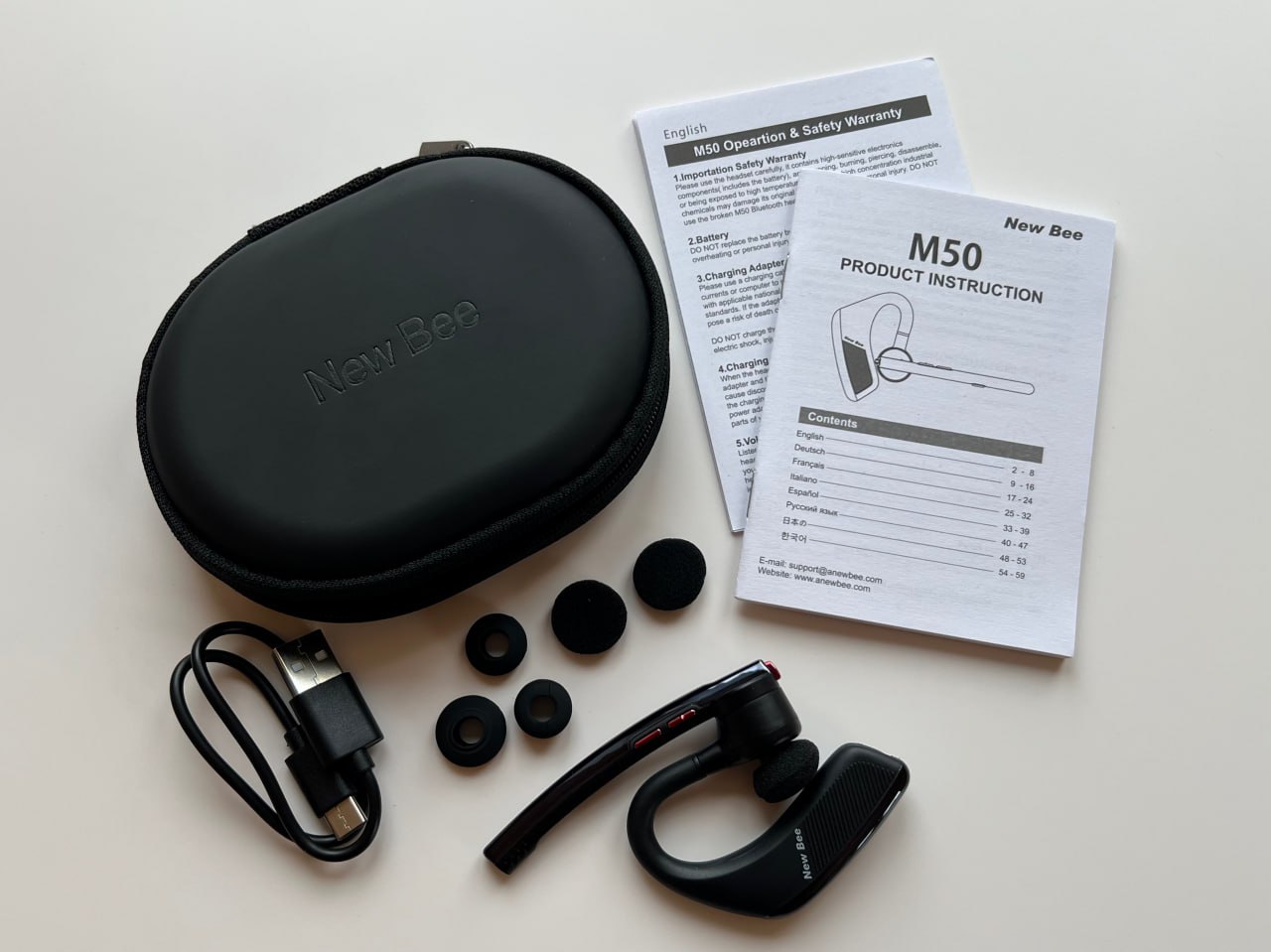 бездротова гарнітура M50 зі стильним дизайном