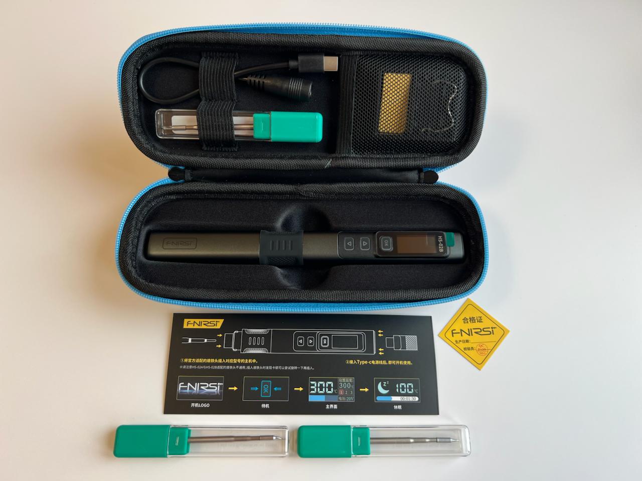 Паяльник з регулюванням температури, цифровим дисплеєм та підтримкою PD/QC.