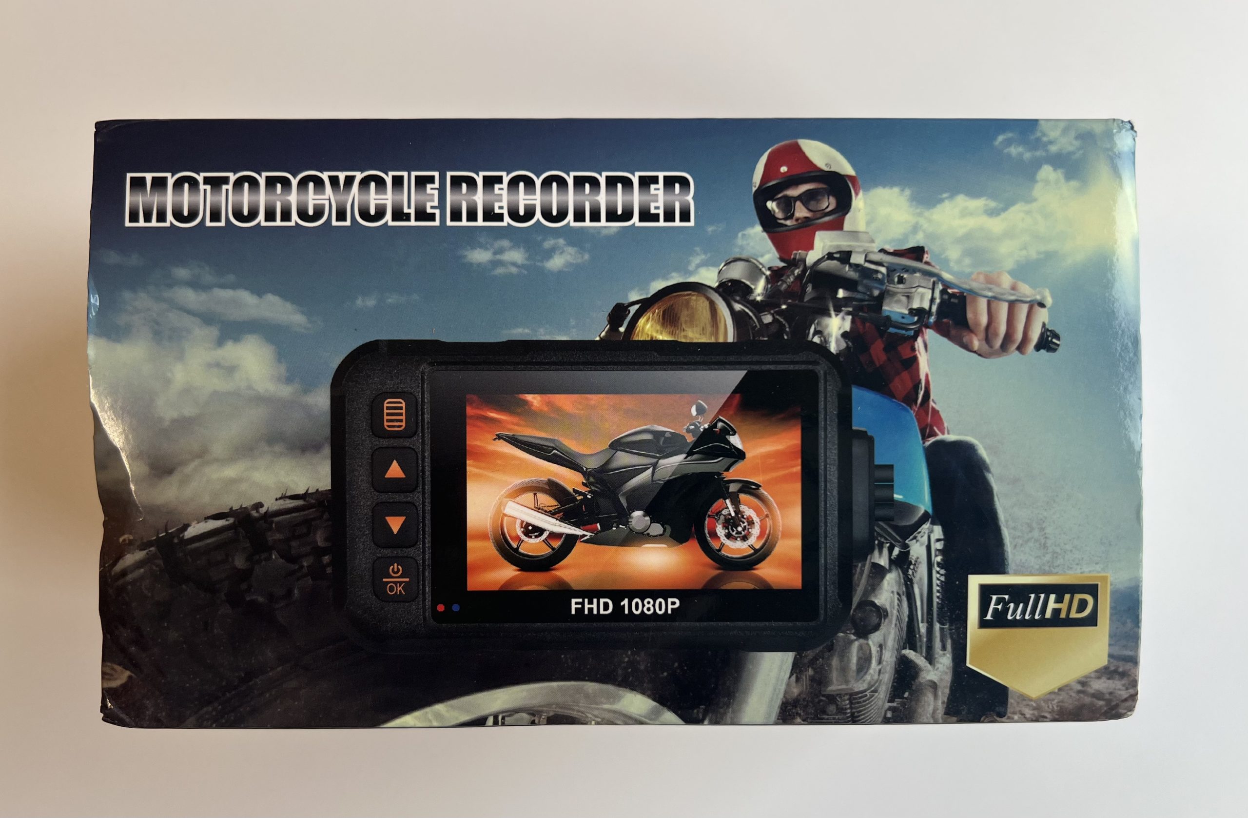 Мото реєстратор 1080P з двома камерами