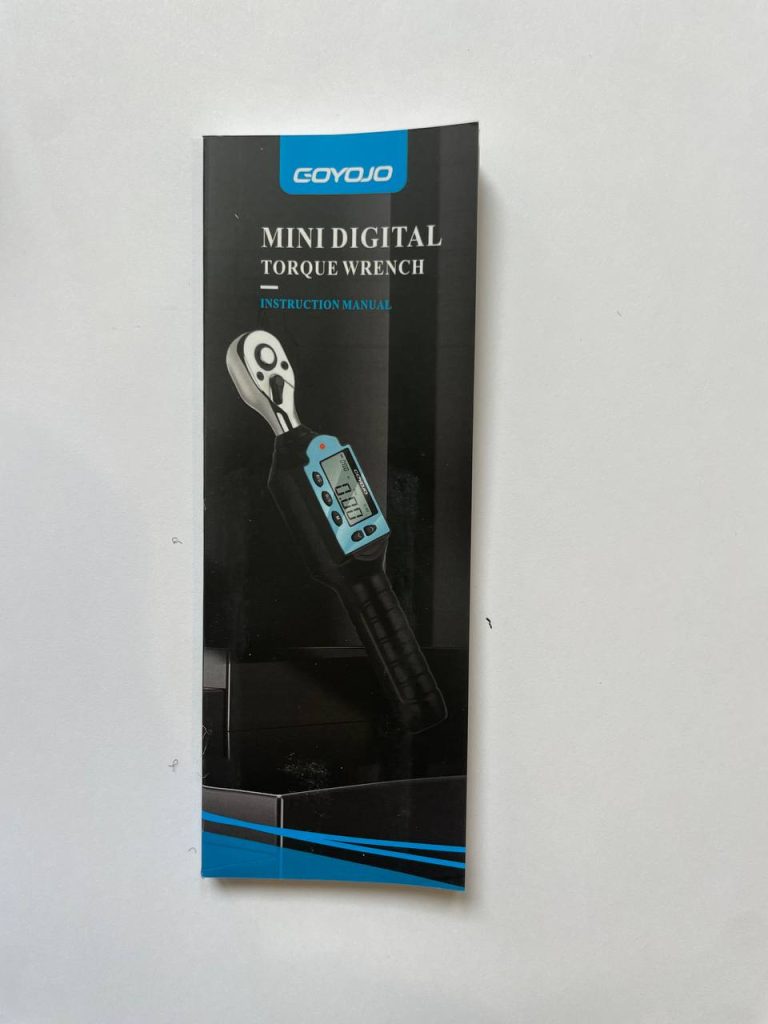 Цифровий динамометричний ключ GOYOJO NITERUS GM100 — обкладинка інструкції