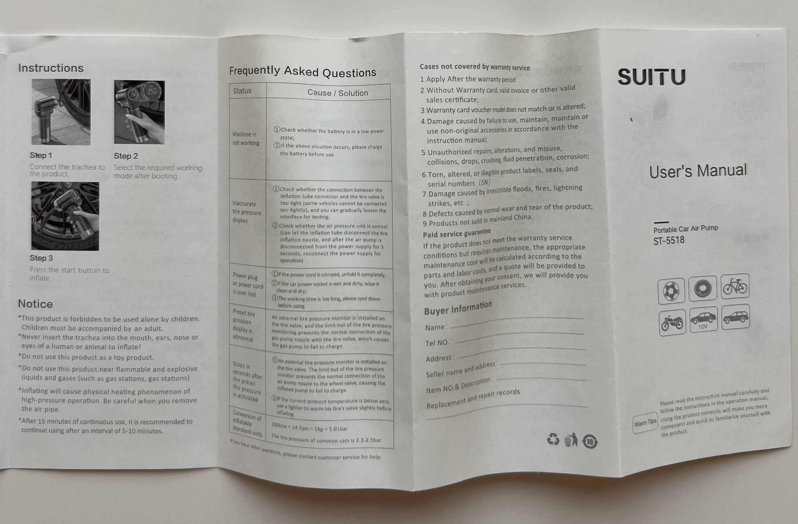 Інструкція до насосу EAFC