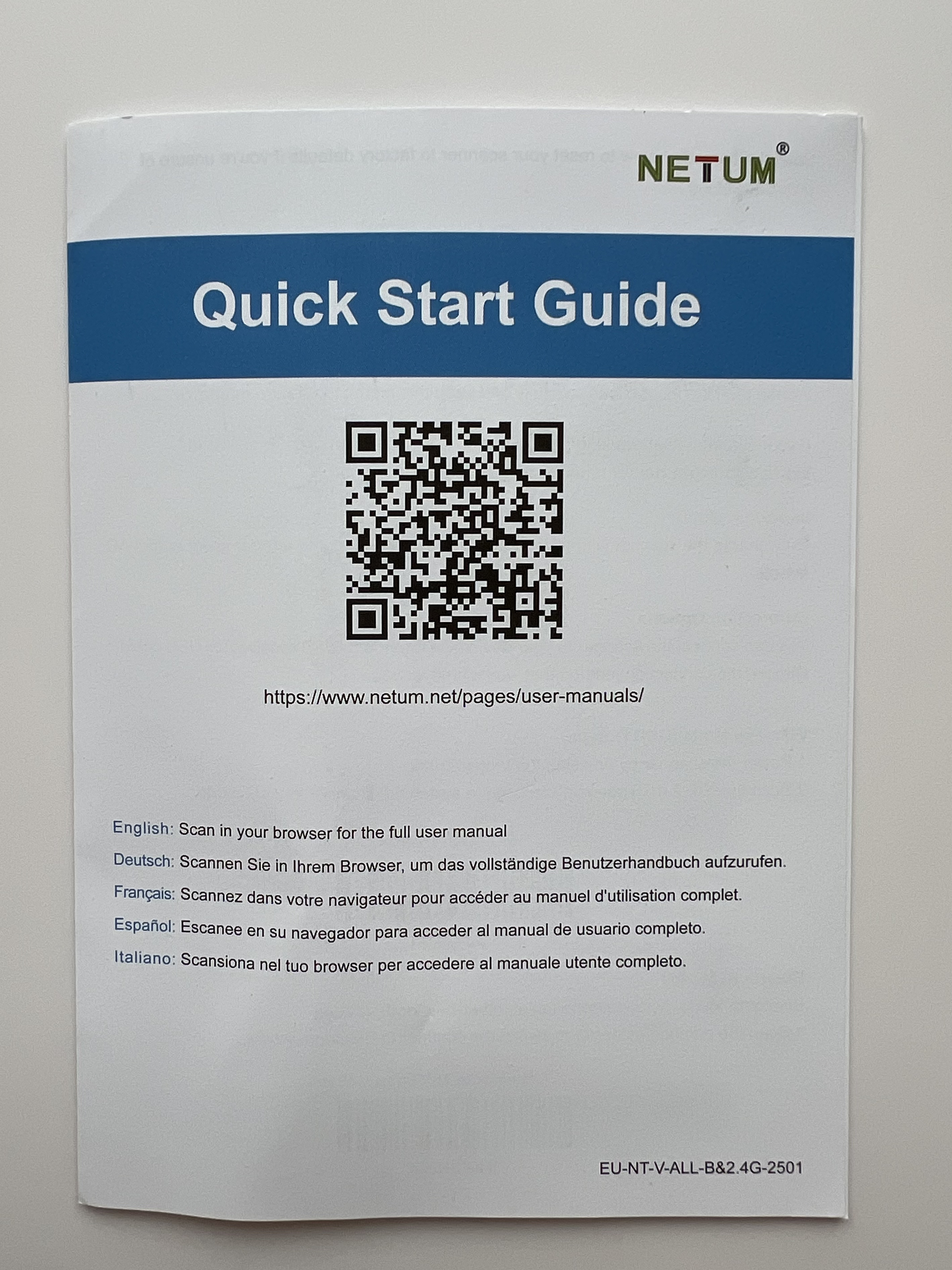 Інструкція до сканеру NETUM L8BL