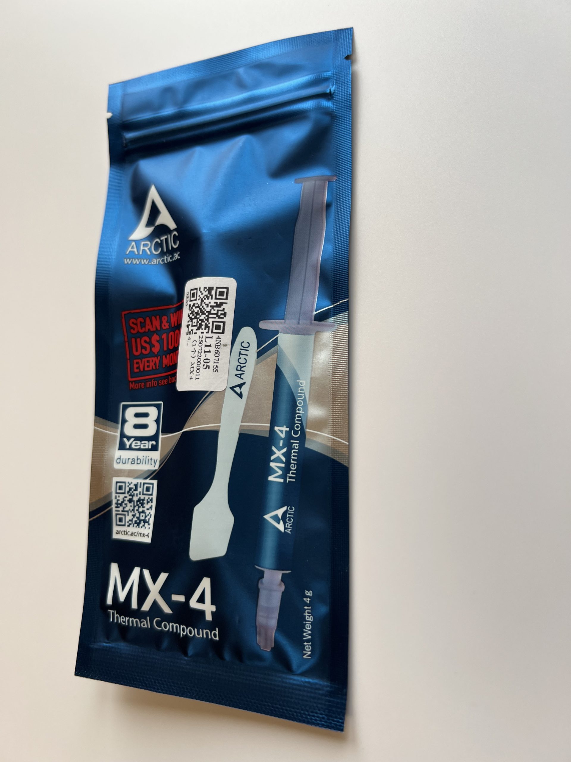 Термопаста для ПК Arctic MX-4 зі шпателем