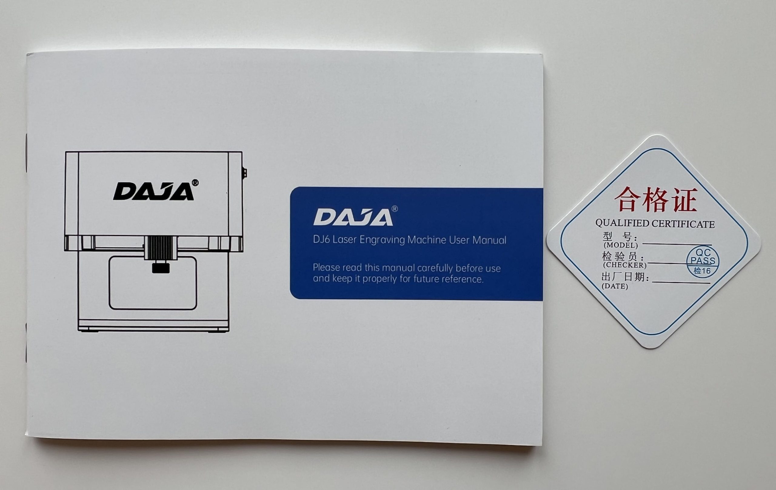 Інструкція та сертифікація DAJA DJ6