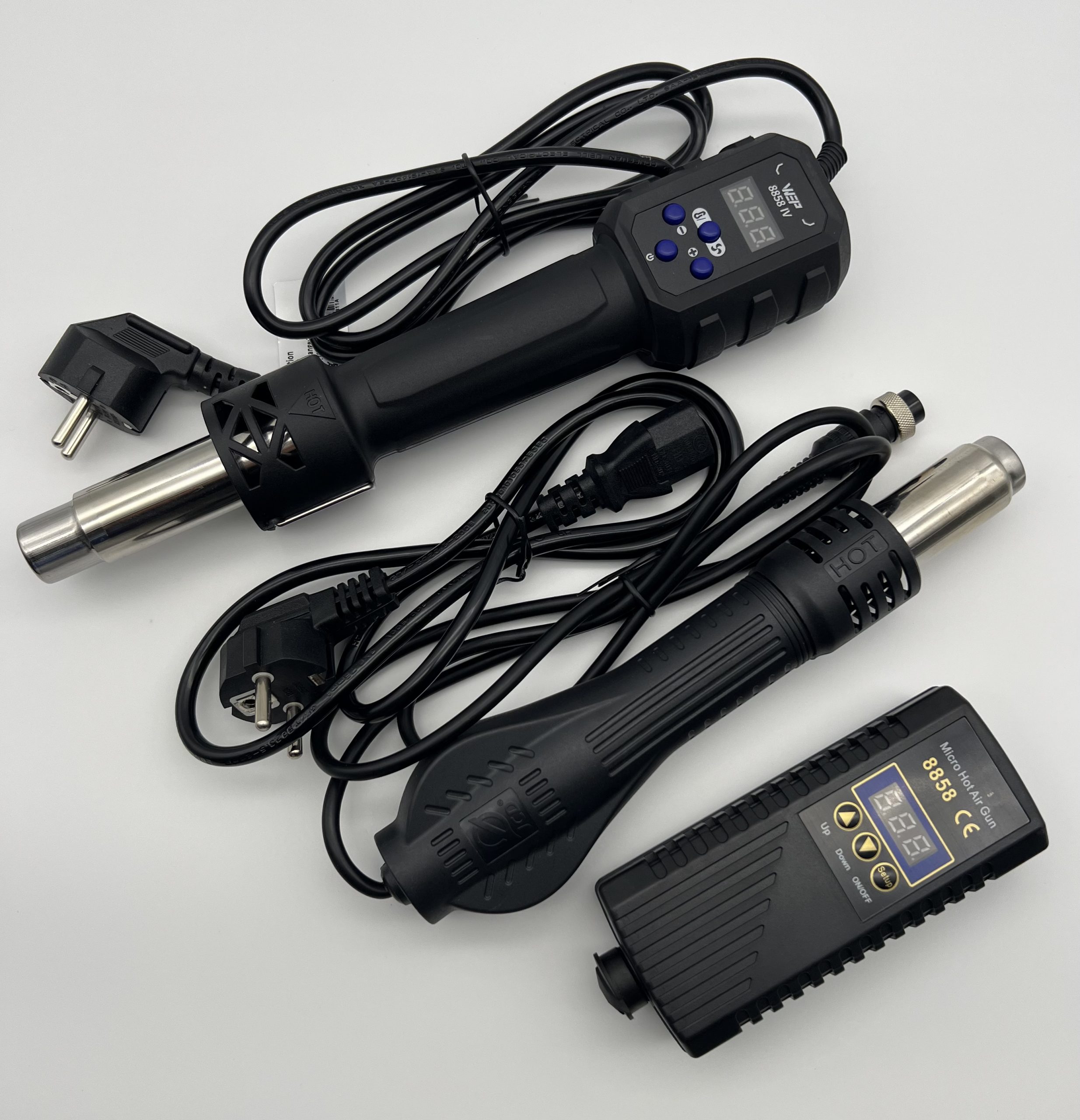 Термофен для пайки – моделі 8858 та 8858 IV