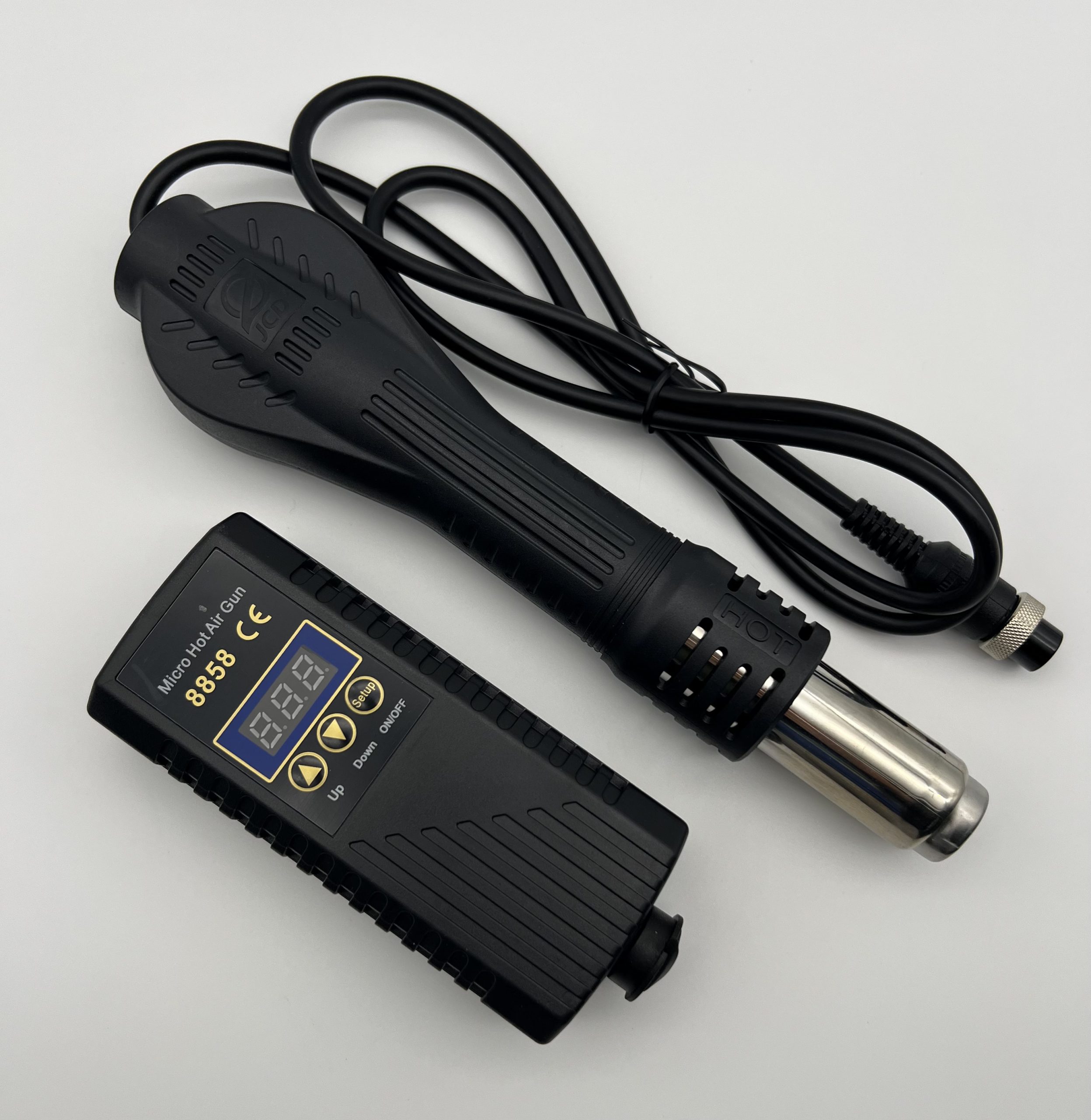 Термофен для пайки 8858 – функціональна станція 2 в 1