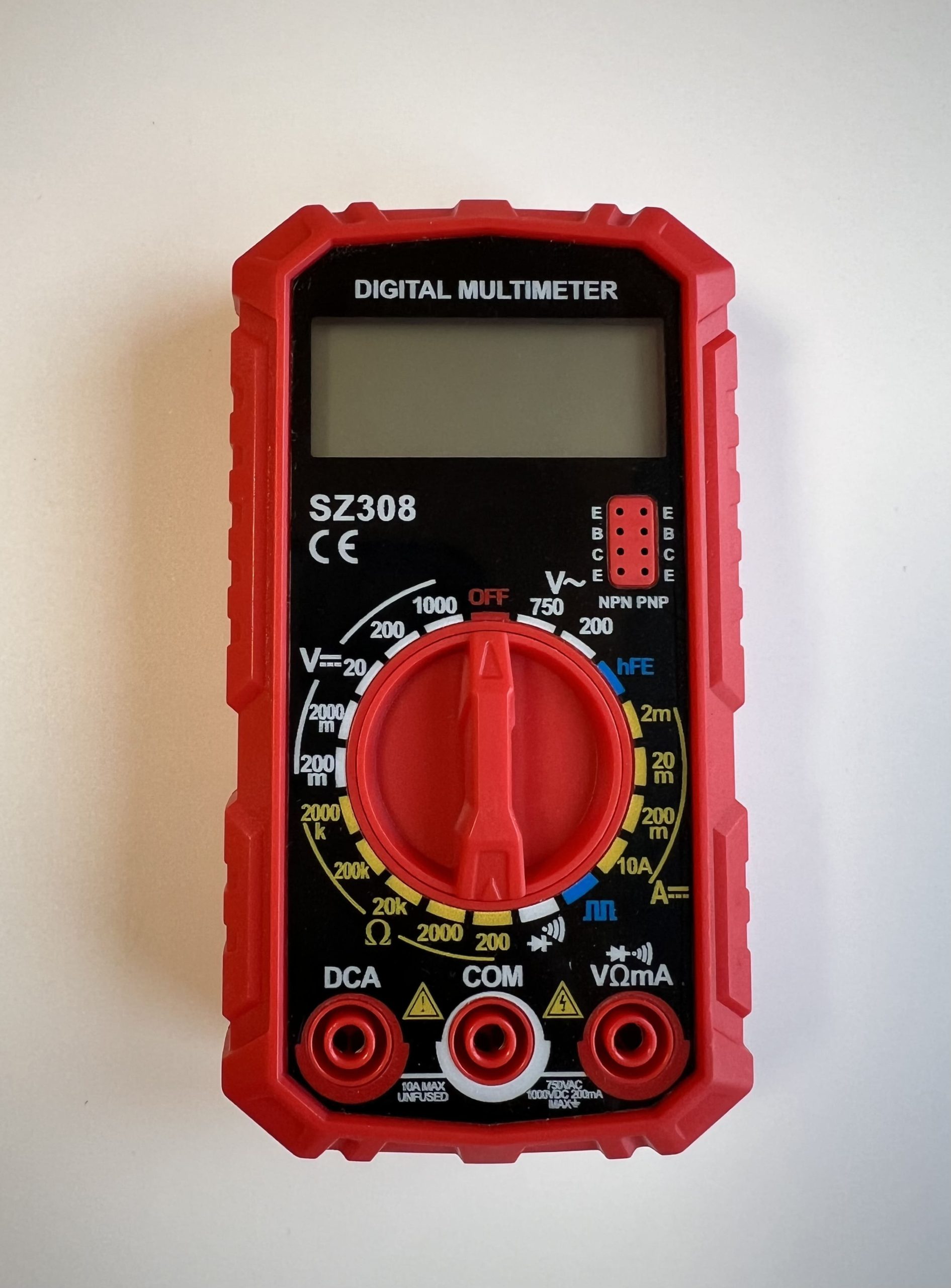 Мультиметр для перевірки реле насоса