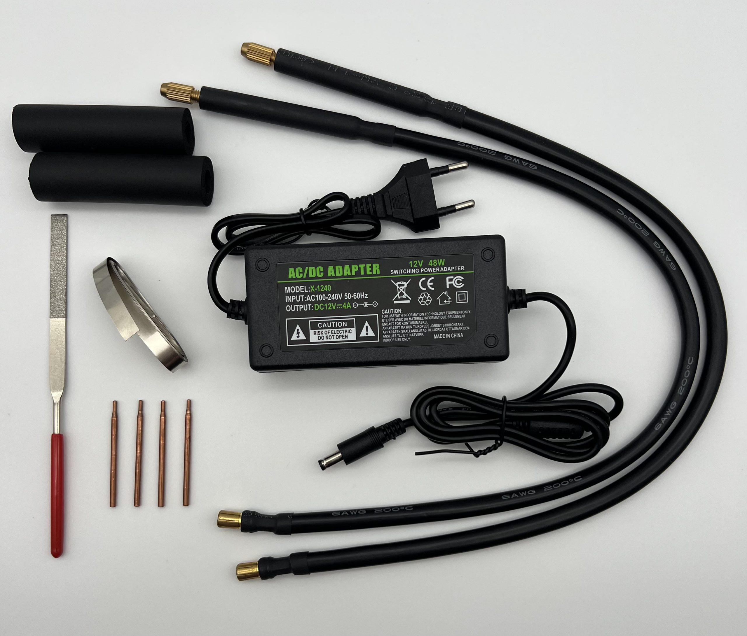 Аксесуари до апарату з точкового зварювання нікелевих пластин