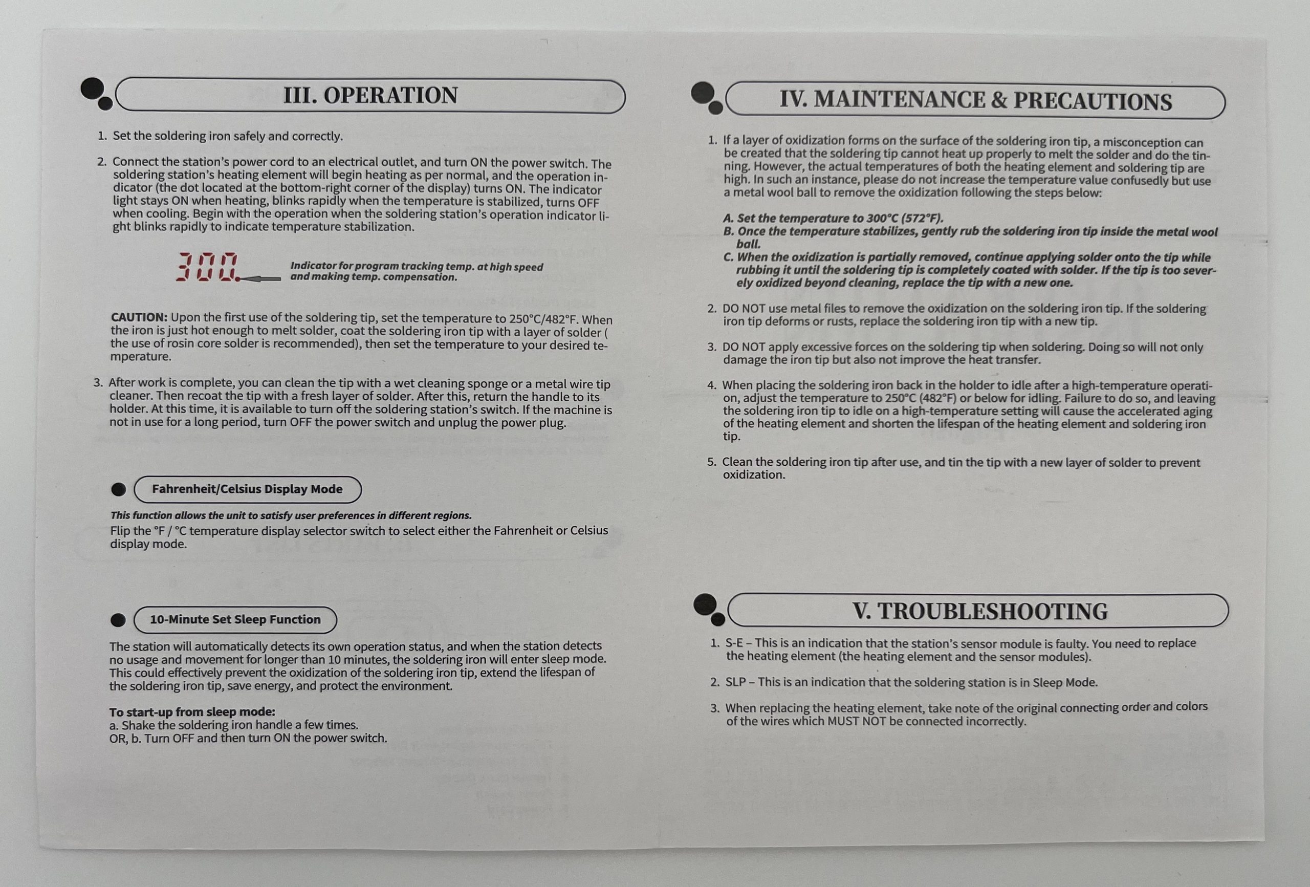 Інструкція користувача до YIHUA 938D