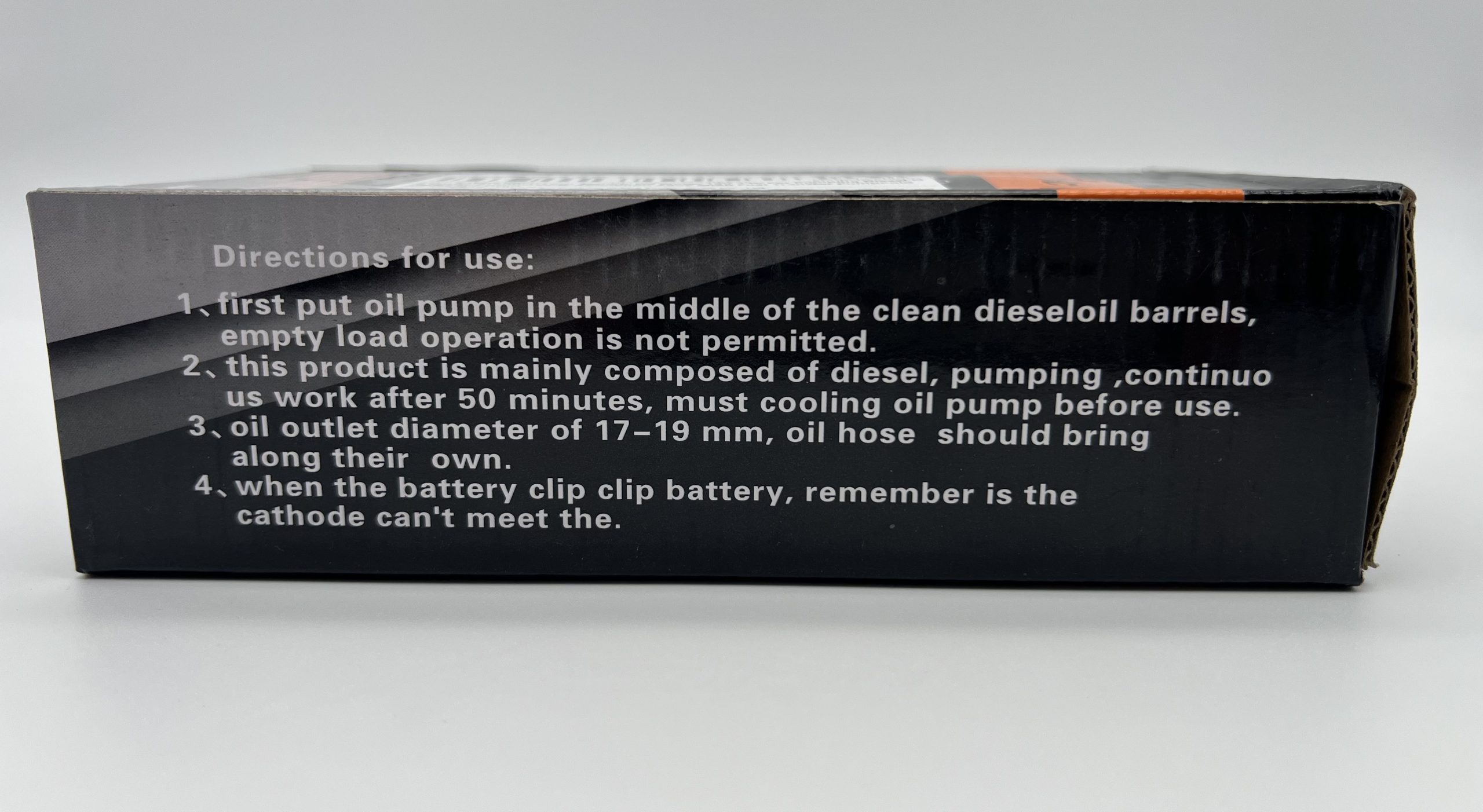 Інструкція до занурювального насосу 12V і 24V