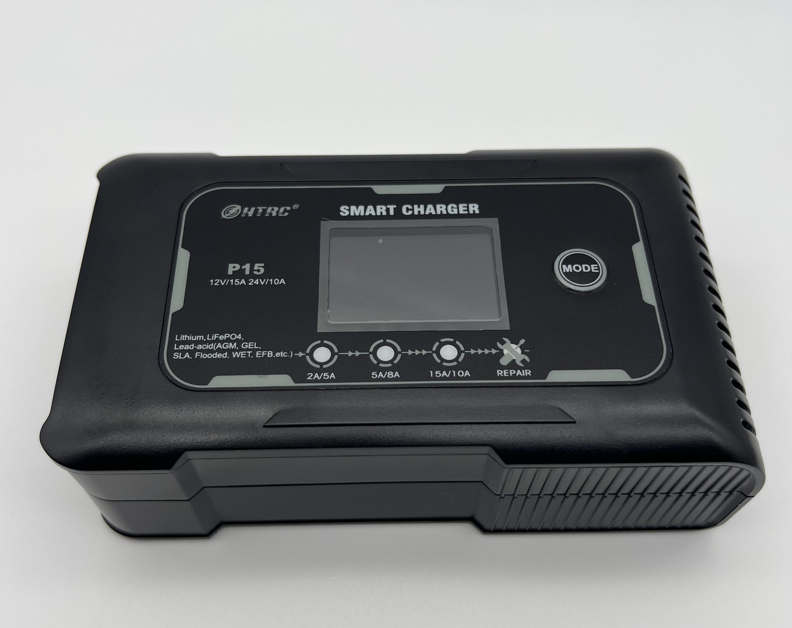 Aushauz 15A для AGM, GEL, LiFePO4, Li-ion та свинцево-кислотних батарей