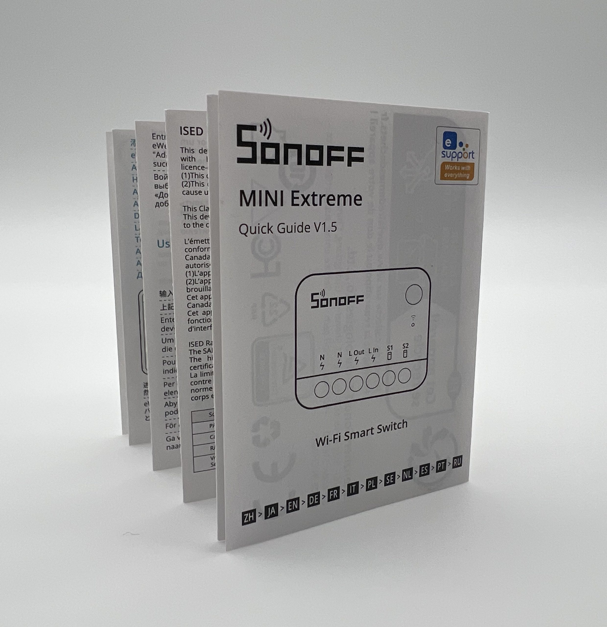 Інструкція користувача до Sonoff MINI R4 у коробці для швидкого старту