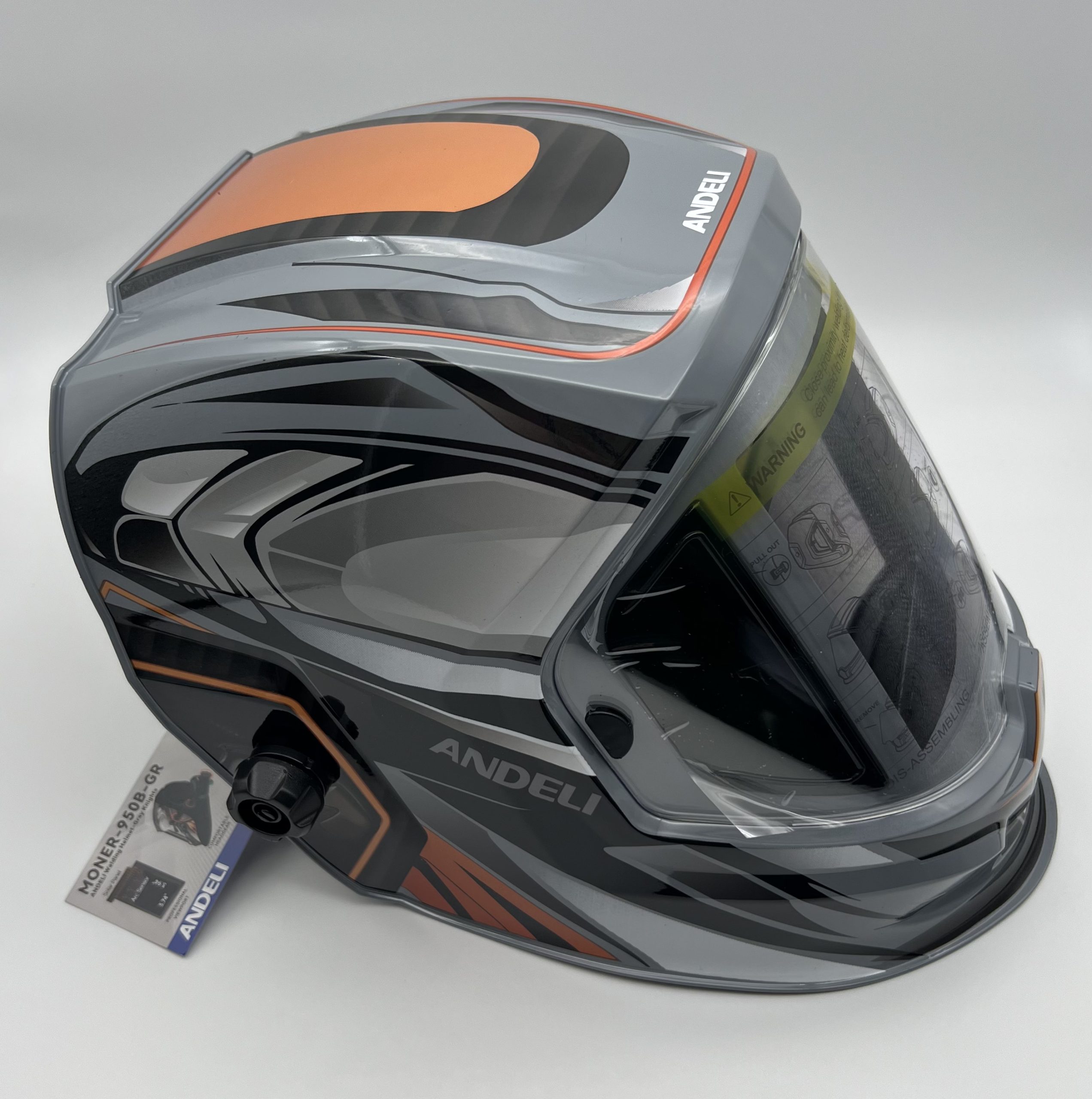 Маска для зварювання ANDELI з панорамним оглядом