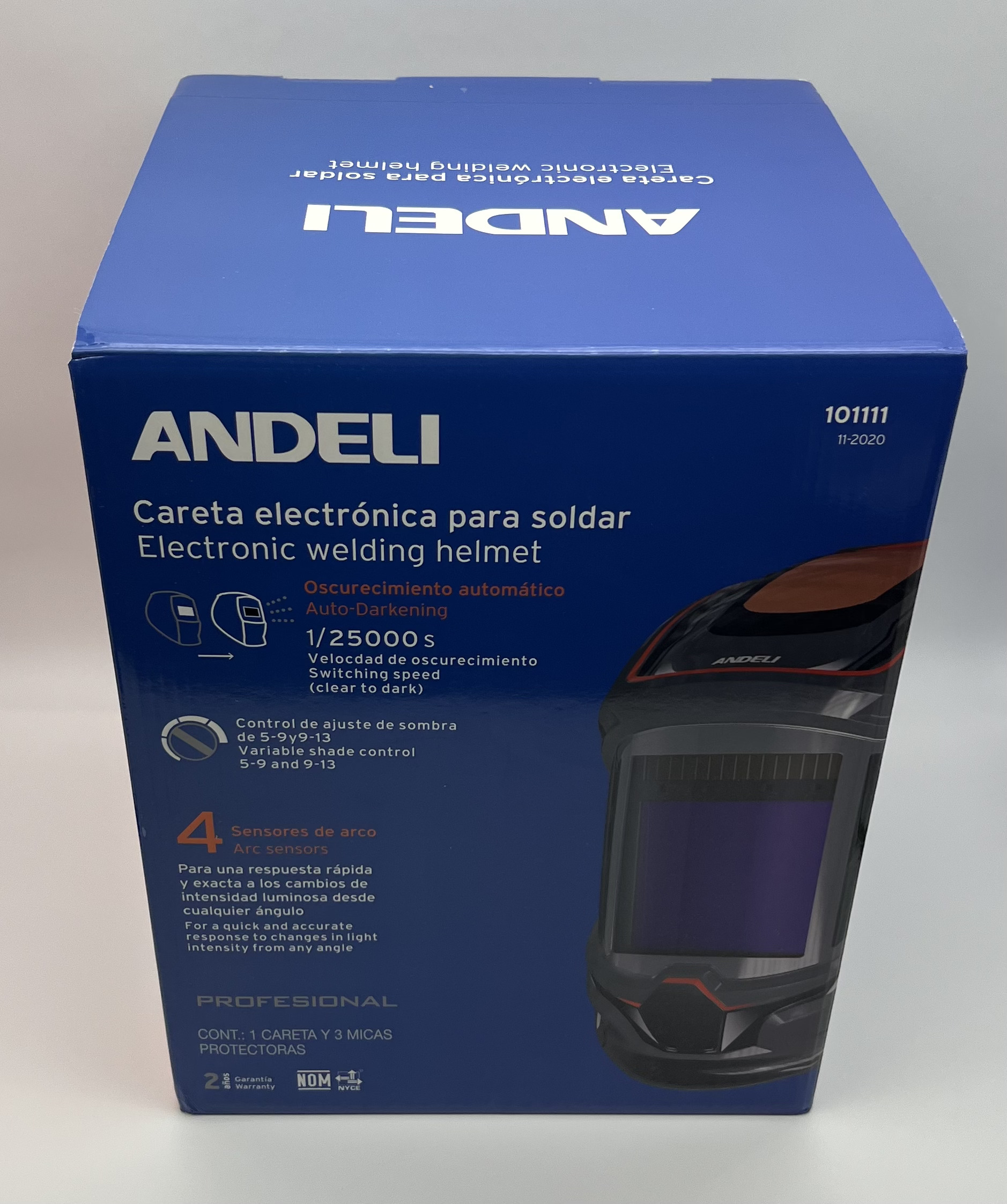 Маска ANDELI у коробці для безпечного транспортування