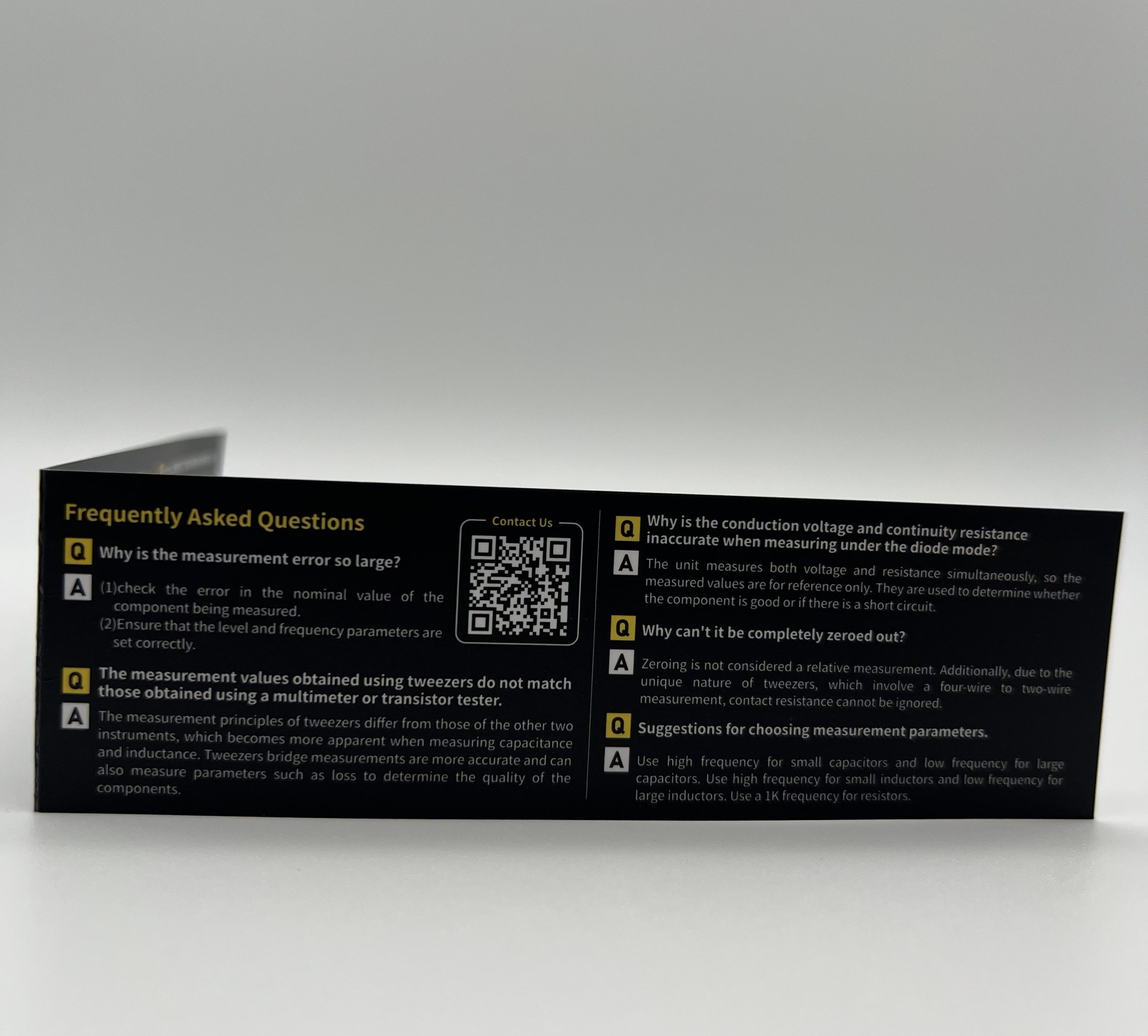 Відповіді на розповсюджені питання щодо роботи FNIRSI LCR-ST1