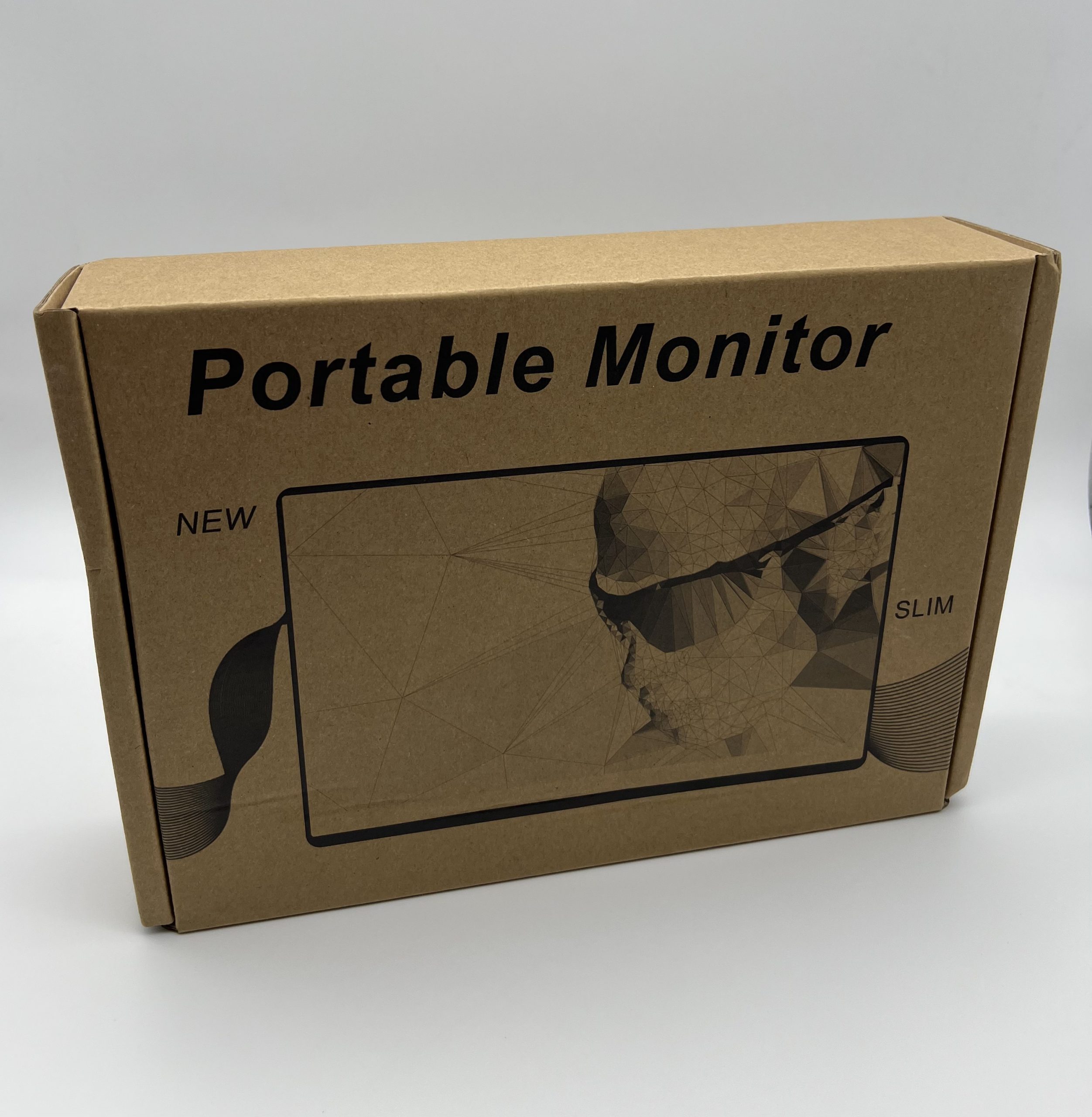 Портативний монітор ZSUS PM10A в коробці – компактний дисплей