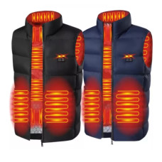 Зимова терможилетка з підігрівом 9 зон USB, розмір M