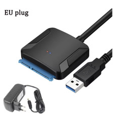 Адаптер SATA 2.5"/3.5" для HDD/SSD на USB 3.0 з блоком живлення Адаптер SATA 2.5"/3.5" для HDD/SSD на USB 3.0 з блоком живлення