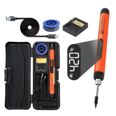 USB-паяльник набір з регульованою температурою, портативний, Type-C інтерфейс, акумулятор 800 мАг
