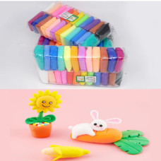 Глина для ліплення набір 24 кольори з інструментами – творчий подарунок для дітей Глина для ліплення набір 24 кольори з інструментами – творчий подарунок для дітей