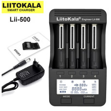 Зарядний пристрій LiitoKala Lii-500 з блоком живлення для 18650 та інших Зарядний пристрій LiitoKala Lii-500 з блоком живлення для 18650 та інших