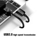 Кабель USB 2.0 A–Micro USB 2 м для передачі даних (підходить для PS3)