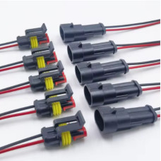 Водонепроникний швидкоз’ємний роз’єм 1/2/3/4 контакти (папа–мама), 2 pin