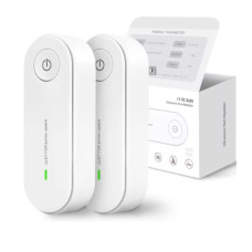 Ультразвуковий відлякувач комах та гризунів, комплект 2 шт: захист від комарів, мишей, павуків, тарганів