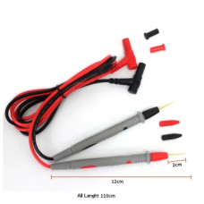 Набір тонких щупів для мультиметра 20A, комплект тестових проводів для мультиметра