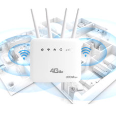 Wi-Fi 6 LTE маршрутизатор із SIM-картою 4G, 300 Мбіт/с, 4 антени