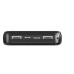 Повербанк 10000 mAh, 2xUSB, вхід Micro/Type‑C, прозорий