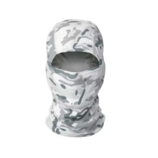 Камуфляжна шапка-балаклава. Тактична термо балаклава із маскою. Біла Камуфляжна шапка-балаклава. Тактична термо балаклава із маскою. Біла