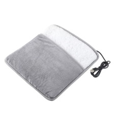 Зимова електрична грілка для ніг, плюшева, USB, що миється