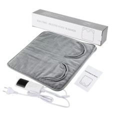 Електрична грілка для ніг — м’яка плюшева термоковдра-килимок 75 Вт Електрична грілка для ніг — м’яка плюшева термоковдра-килимок 75 Вт