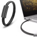 Зарядний кабель Foxconn Fashion Bracelet Type-C до Type-C 22 см (браслет)