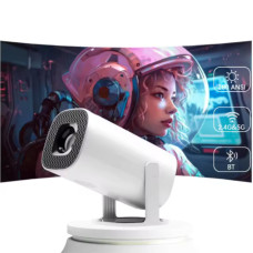 Розумний міні‑проектор HONGTOP P30, 720p, підтримка 4K, Android 11, WiFi 6, білий