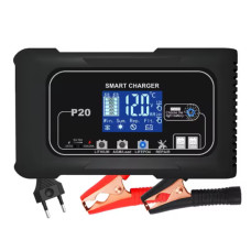 Розумний зарядний пристрій 20А для AGM, LiFePO4, гелевих, літієвих і свинцевих АКБ 12В/24В до 1000А·год AusHauz Розумний зарядний пристрій 20А для AGM, LiFePO4, гелевих, літієвих і свинцевих АКБ 12В/24В до 1000А·год AusHauz