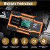 Зарядний пристрій для акумуляторів Smart Fast Charging 12В/24В, 7-ступенева Pulse Repair 12А/5А