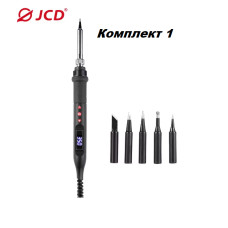 Набір паяльника JCD 80W з LCD-дисплеєм, з регулятором температури, модель 908U. (комплект 1) Набір паяльника JCD 80W з LCD-дисплеєм, з регулятором температури, модель 908U. (комплект 1)