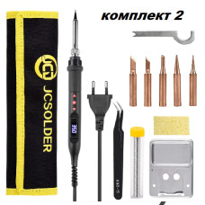 Набір паяльника JCD 80W з LCD-дисплеєм, з регулятором температури, модель 908U. (Комплект 2) Набір паяльника JCD 80W з LCD-дисплеєм, з регулятором температури, модель 908U. (Комплект 2)