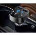 Bluetooth FM трансмітер для автомобіля, 2 USB, BT 5.0 (12–24 В)
