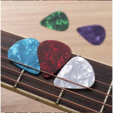 Медіатори для гітари 0,46 мм, набір медіаторів 10 шт з тримачем