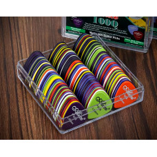 Гітарні медіатори ABS 0,96 мм, 10 шт, різнокольорові Гітарні медіатори ABS 0,96 мм, 10 шт, різнокольорові