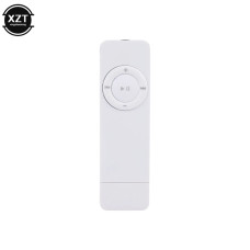 USB MP3 плеєр із підтримкою карт Micro TF і U-диска, міні-плеєр для музики, Білий