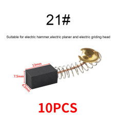 Графітні вугільні щітки для двигунів і шліфувальних машин, 10 шт.