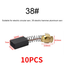 Графітна щітка для двигунів і шліфувальних машин 38 10PCS