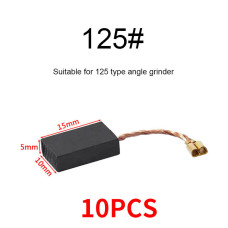 Графітні щітки для двигунів і шліфувальних машин, 10 шт