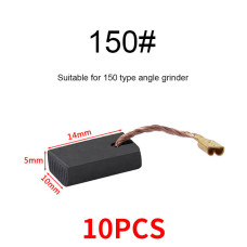 Графітні вугільні щітки для двигунів і шліфувальних машин, 10 шт