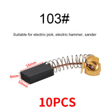 Графітні щітки для двигунів і шліфувальних машин 103, 10 шт